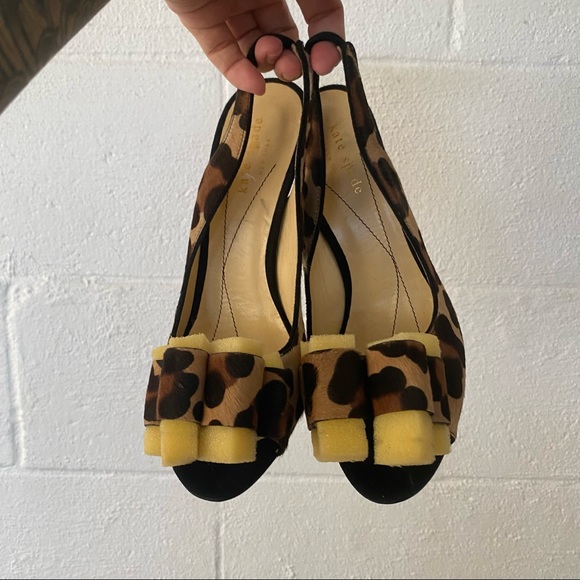 kate spade Shoes - KATE SPADE Womens 6.5 Leopard Print Stilleto Sandal